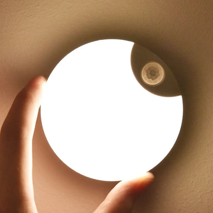 White LED garden light with motion sensor