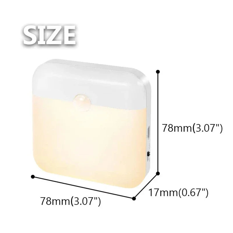 White LED garden light with motion sensor for outdoor use