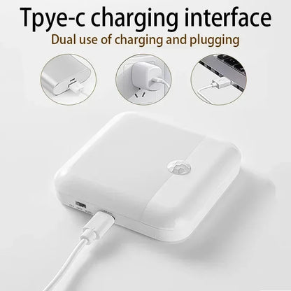 White Type-C charging hub with dual use functionality