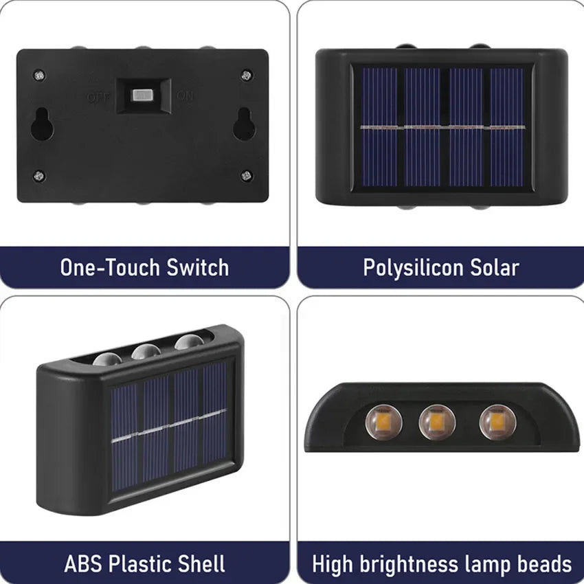 Polysilicon Solar Garden Light with ABS Plastic Shell