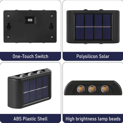 Polysilicon Solar Garden Light with ABS Plastic Shell