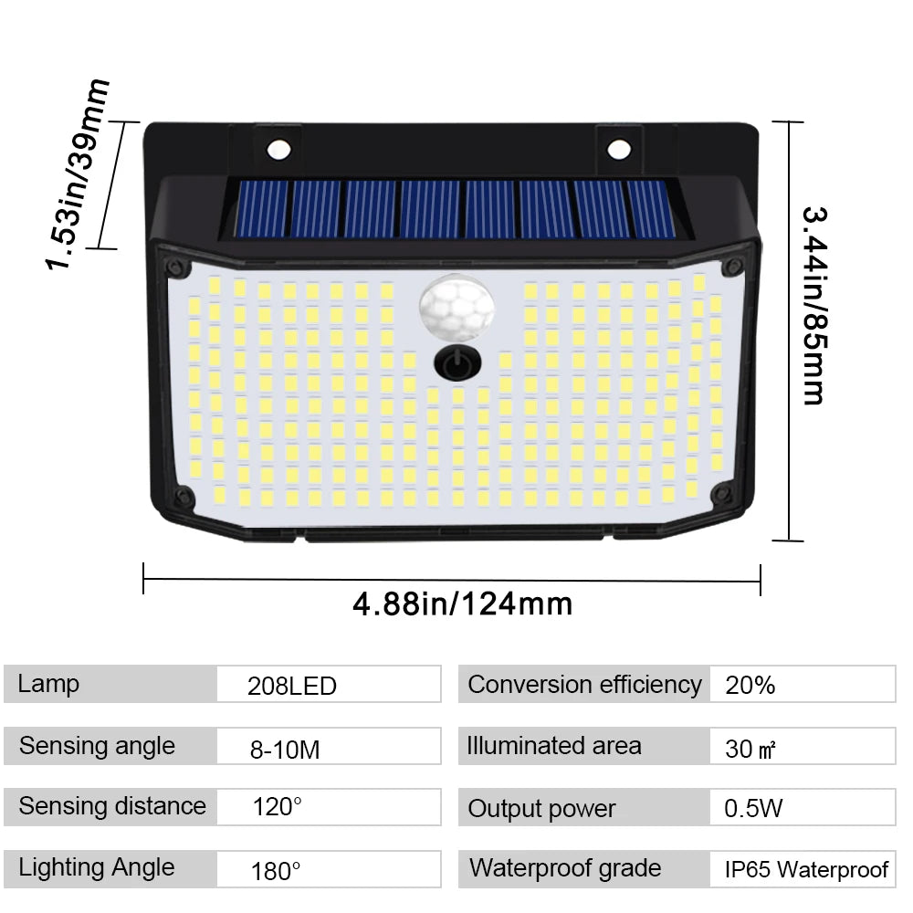 Black solar lights in garden for outdoor illumination