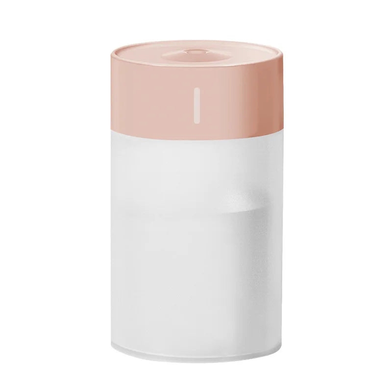 Stylish USB automatic humidifier with light for improving air quality in home or office