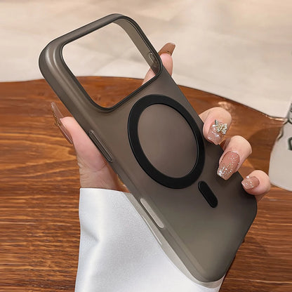 Slim matte iPhone 17 Pro Max MagSafe case in a stylish grey finish for premium protection