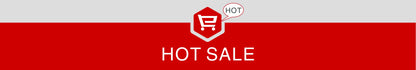 Luxurymania24 hot sale banner promoting casual fanny pack with phone compartment in bold red